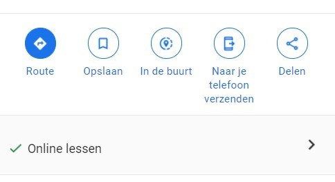 GMB attribuut online diensten